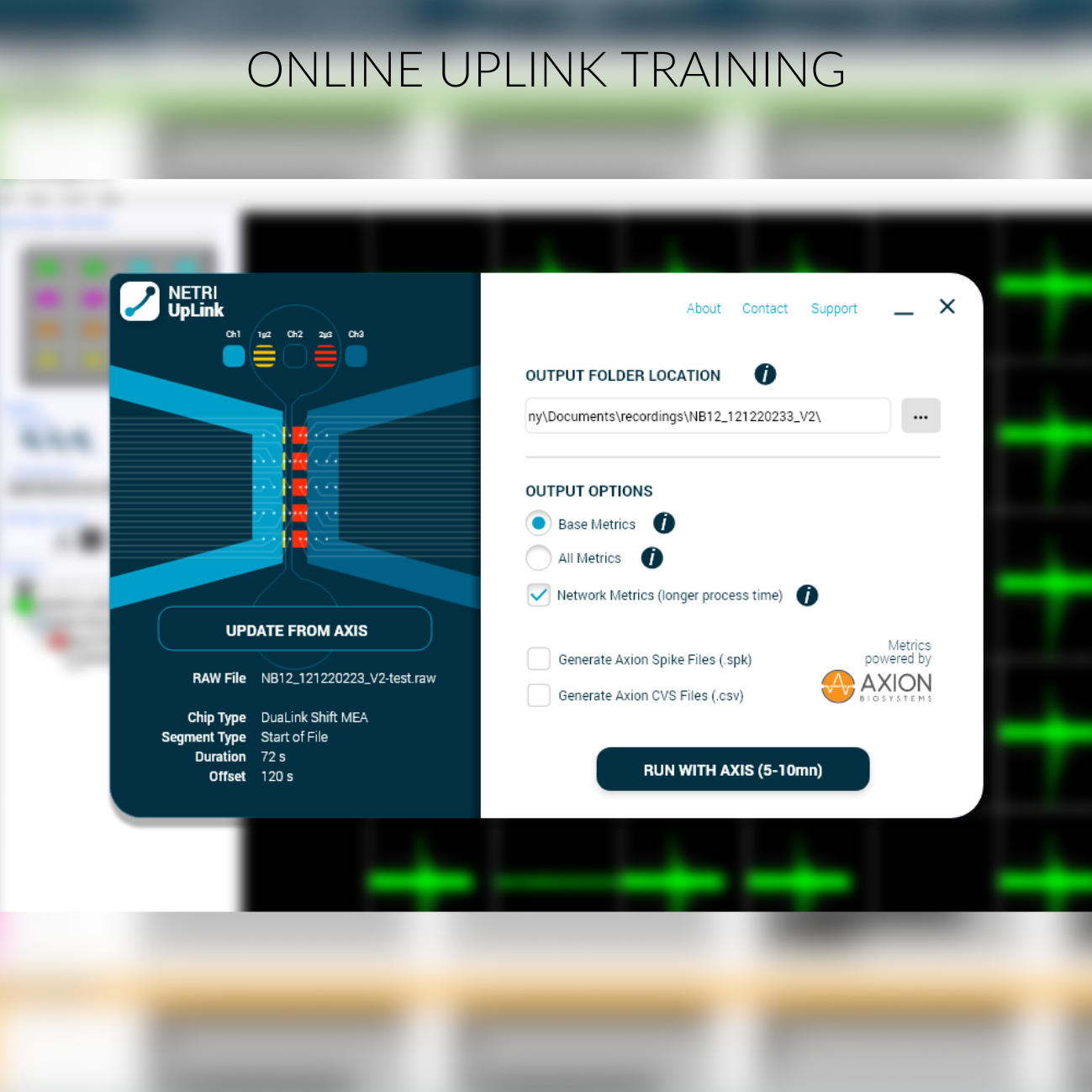 Online UpLink Training